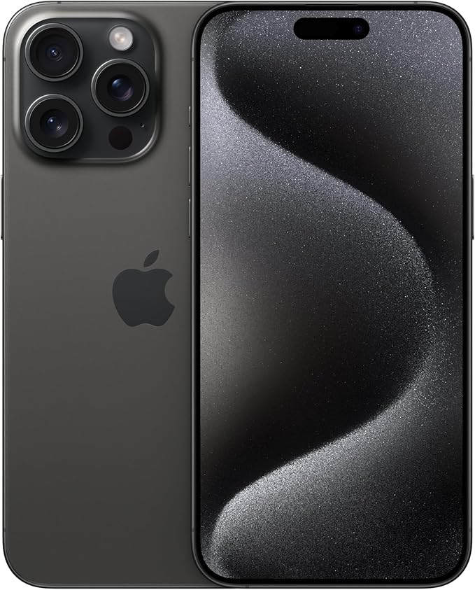 Apple iPhone 15 Pro Max, Black, 256GB